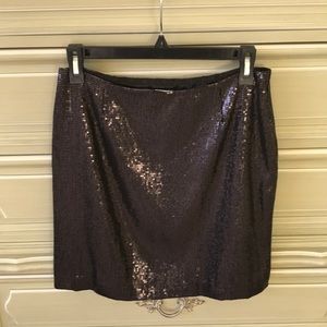 White House black market sequin miniskirt